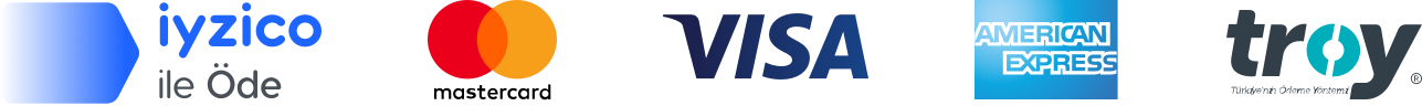 iyzico ile Öde — Mastercard, Visa, American Express ve Troy